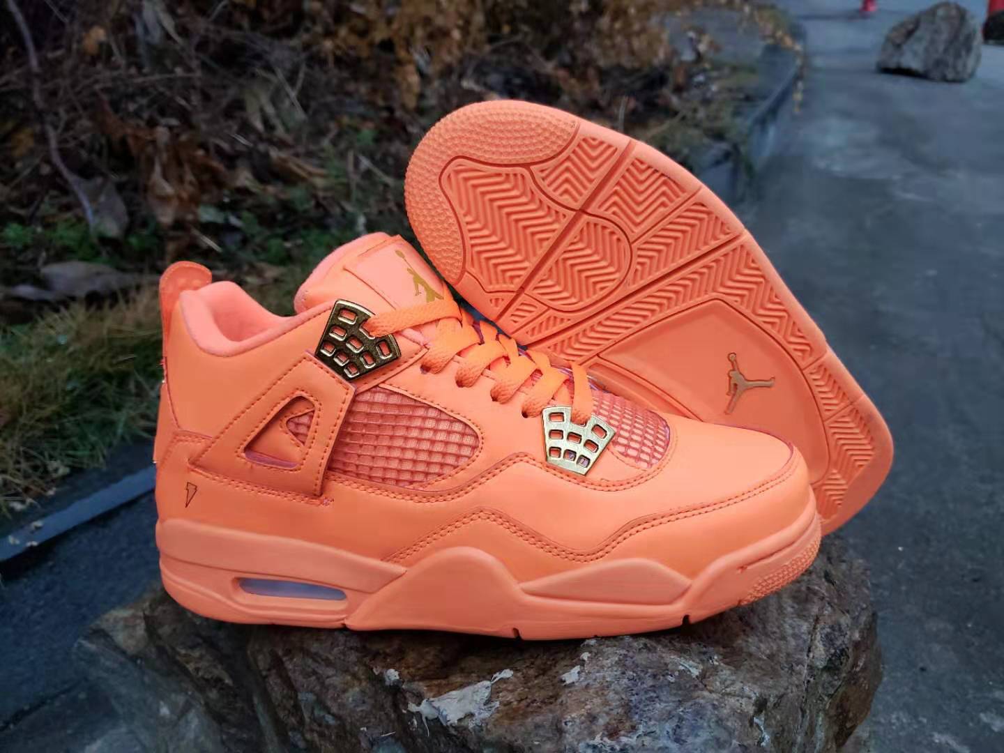 2019 Jordan 4 Retro Orange Shoes